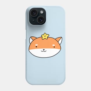 Star Shiba Face Phone Case