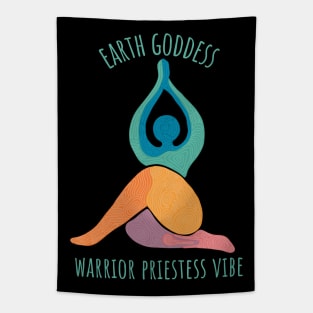 Earth Goddess Warrior Priestess Vibe Tapestry