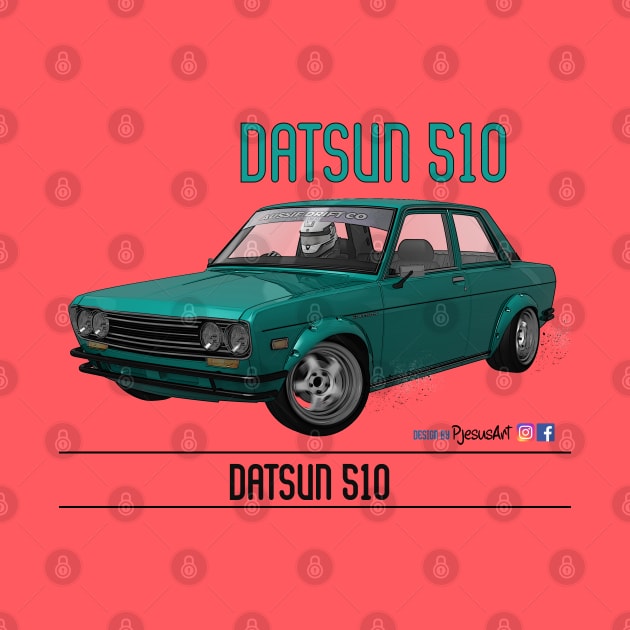 Datsun 510 Aqua by PjesusArt