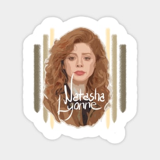 poker face tv series, Natasha Lyonne fan graphic design Magnet