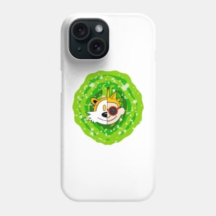 Calvin and Hobbes Half Face Phone Case