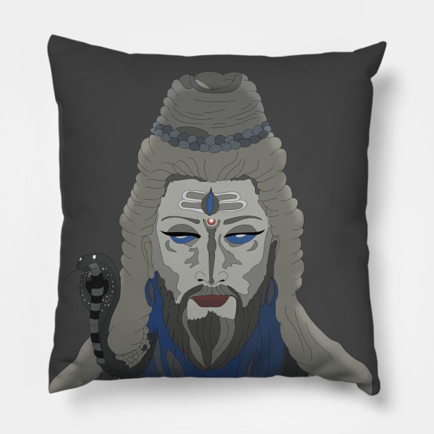 shiva Pillow by ROCOCO DESIGNS