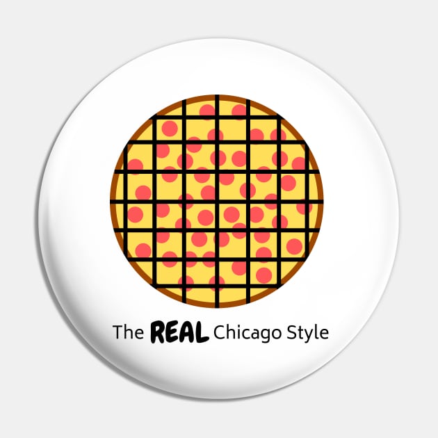 Real Chicago-Style Pizza Pin by BestMidwest