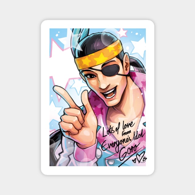 Idol Majima Magnet by H0lyhandgrenade