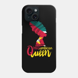 Mozambican Queen Mozambique Flag Afro Roots Phone Case