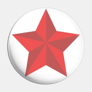 Red star Pin