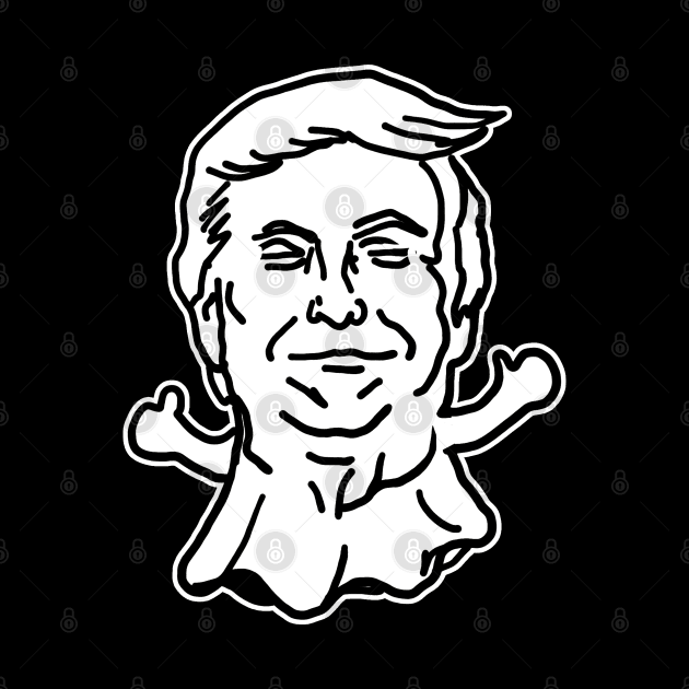 US President Trump Halloween Ghost Costume by sketchnkustom