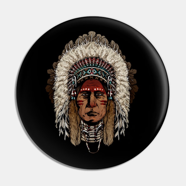 American Native Pin by TambuStore