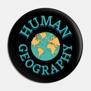 Human Geography Pin