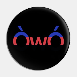 ÒwÓ polyamory angry owo emoticon pride Pin