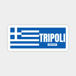 Tripoli City with Greek Flag Magnet