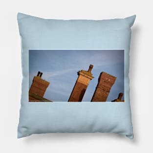 Chimneys of Kettering Station in colour from Kettrin'Kollection Pillow