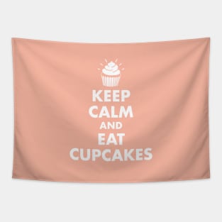 Keep Calm and Eat Cupcakes Tapestry