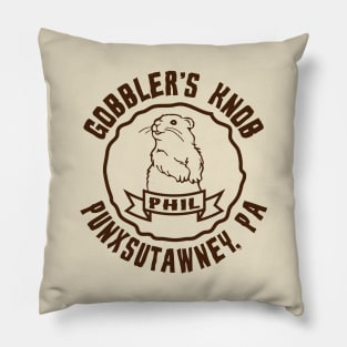 Punxsutawney Phil Groundhog Day Pillow