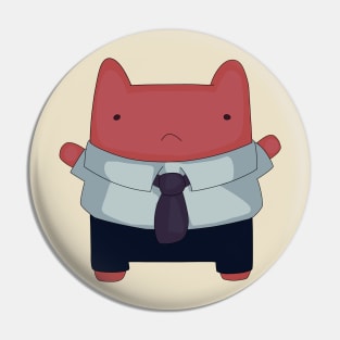 Cute japanese office cat Pin