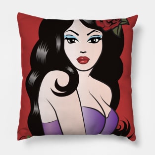 Tattoo Girl Pillow