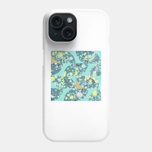 Abstract Marbled Paper Circles #4 Phone Case