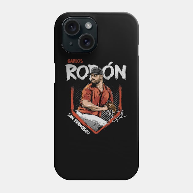 Carlos Rodon San Francisco Base Phone Case by danlintonpro