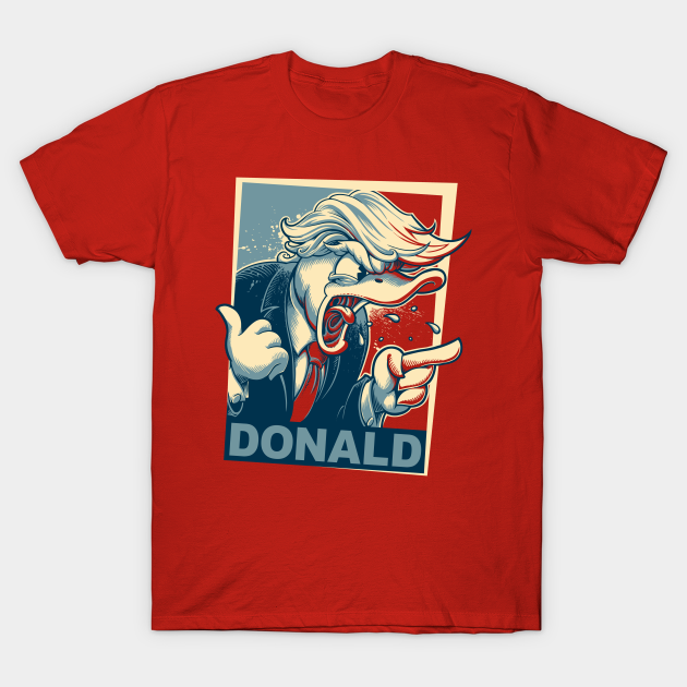 Discover Donald-Red - Awesome Hair - T-Shirt