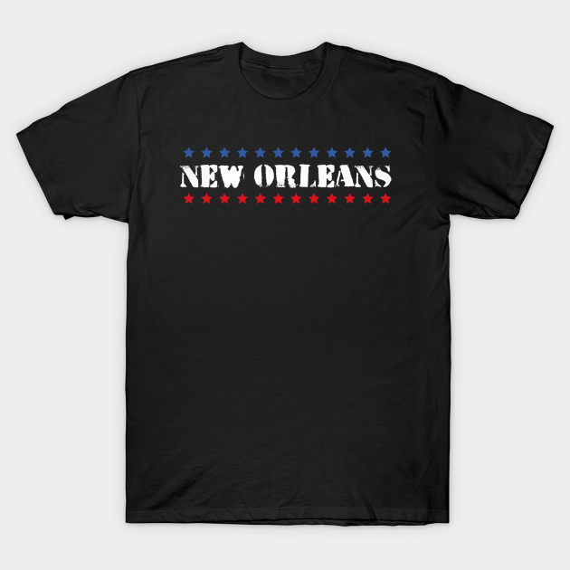 Discover New Orleans, Louisiana - LA US Army 4th of July - New Orleans - T-Shirt