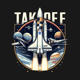 Nasa Rocket T-Shirt