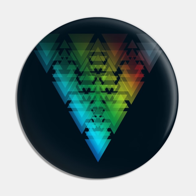 RainbowTriangles Pin by bobyberto