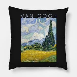 Van Gogh - Wheat Field With Cypresses Pillow