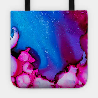 abstract storm 4 pink Tote