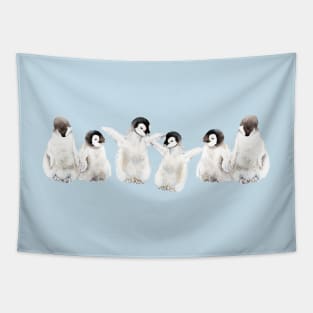 Penguin chicks Tapestry