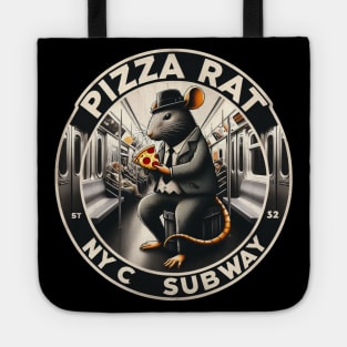 Pizza Rat New York Subway NYC Subway Train Tote