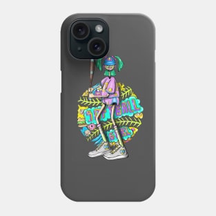 softball girl character Phone Case