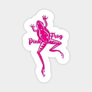 Pink Frog Magnet