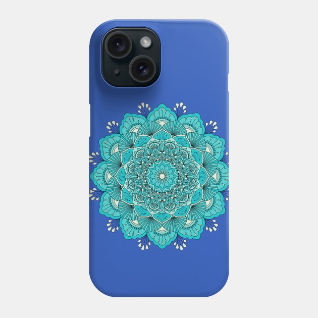 Mandala Design E Phone Case by Jean Plout Designs