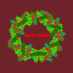 Christmas wreath T-Shirt