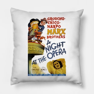 Marx Brothers Bros A Night At The Opera Pillow