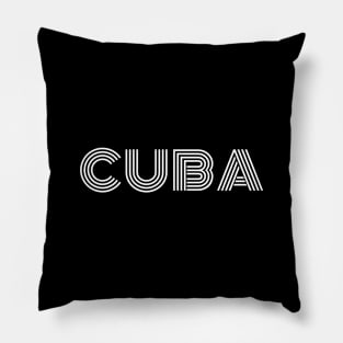 Cuba Travel Tourism Pillow