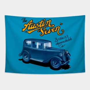 The Classic Austin Seven Vintage Car Tapestry