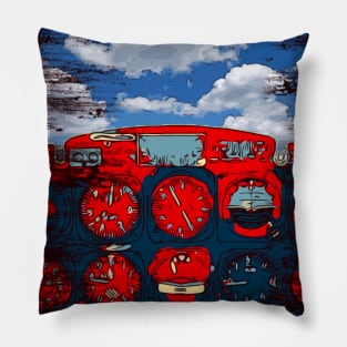 Artwork Cockpit Aviation Pillow