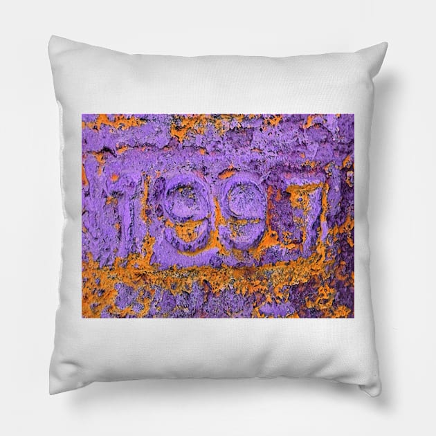 Rusted Purple 1997 Pillow by Tovers