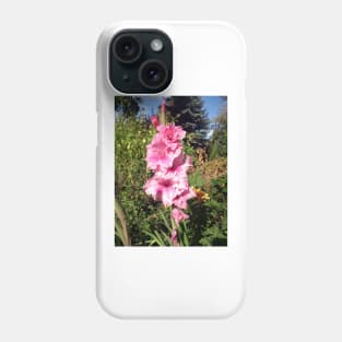 Pink hollyhock Phone Case