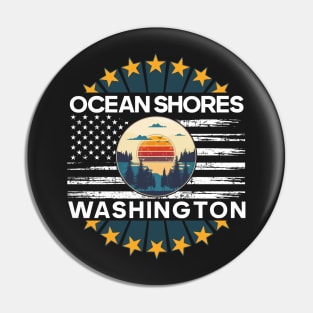 OCEAN SHORES WASHINGTON Pin