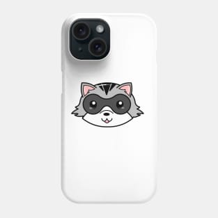 Kawaii Cute Raccoon Phone Case