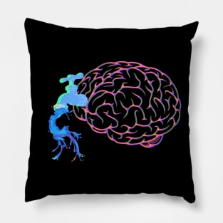 brains on tap Pillow