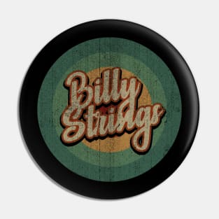 Circle Retro Vintage Billy Strings Pin