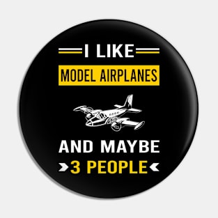 3 People Model Airplane Plane Planes Aircraft Pin