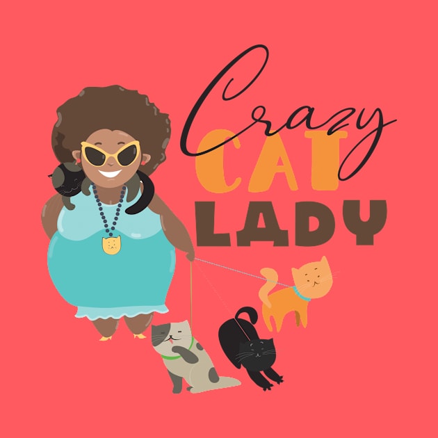 Crazy Cat Lady by VintageArtwork