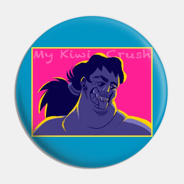 NEON Thomas - My Kiwi Crush Pin by ProfessorBees