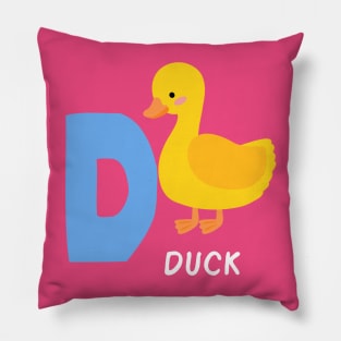 Duck Alphabet funny Pillow