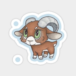 Cute Baby Ram Magnet