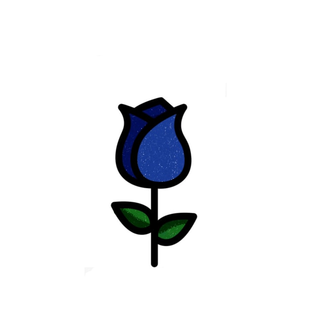 Blue Tulip flower by neetaujla